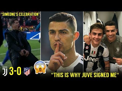 Players Reaction To Juventus vs Atletico Madrid 3-0 | ft. Ronaldo, Griezmann, Diego Simeone