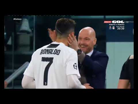 asi vivio la eliminación cristiano ronaldo ante el ajax por champions league en el juventus stadium