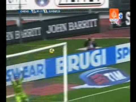 juventus VS chievo del piero 249 goals happy birthday (a beautiful freekick)