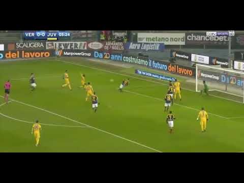 Juventus vs Verona 1-0 B. Matuidi Scored at 6th Minute