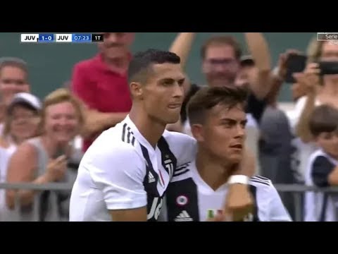 Cristiano Ronaldo (Debut) Juventus vs Juventus B All Goals & Highlights (12/08/2018) HD 1080i