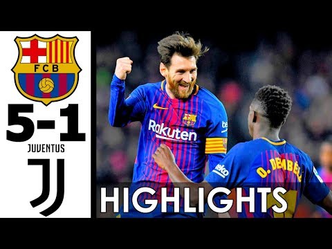 FC Barcelona vs Juventus 5-1 All Goals and Highlights w/ English Commentary (2017) HD 720p