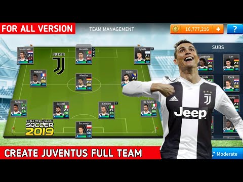 How To Create Juventus Team Kits And Logo In Dream League Soccer 2019