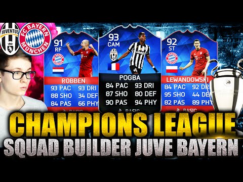 FIFA 16: CHAMPIONS LEAGUE SQUAD BUILDER (DEUTSCH) – FIFA 16 ULTIMATE TEAM – JUVE VS BAYERN!!