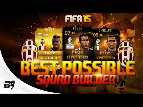 BEST POSSIBLE JUVENTUS TEAM! w/ SIF TEVEZ | FIFA 15 Ultimate Team Squad Builder