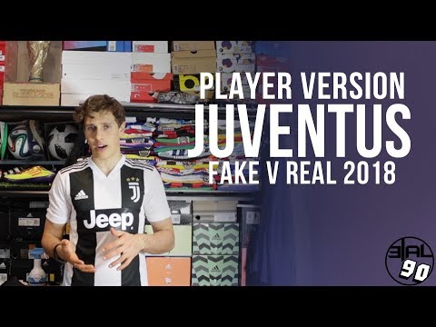 FAKE V REAL – Player Version adidas Juventus Kit 2018/19