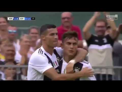 Cristiano Ronaldo scores on his Juventus debut