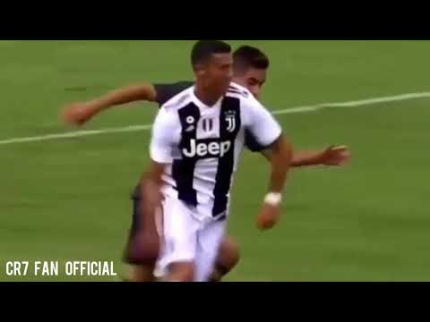 Cristiano ronaldo scores his first goal for juventus against juventus B(12/08/18)