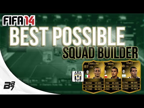 BEST POSSIBLE JUVENTUS TEAM! w/ SIF TEVEZ | FIFA 14 Ultimate Team Squad Builder