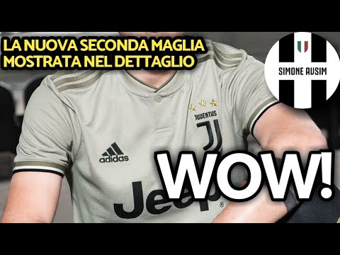 Ecco la seconda maglia Juve 2018/19 nel dettaglio ||| Speciale Avsim