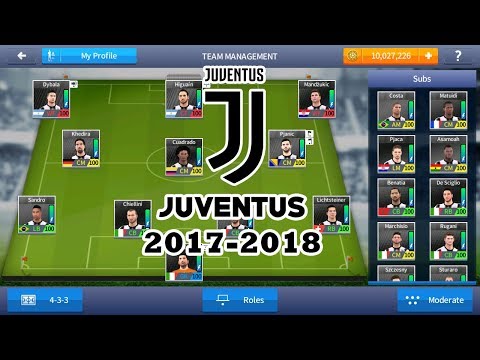 JUVENTUS  2017-2018 – DREAM LEAGUE SOCCER 2017 SAVE DATA MOD