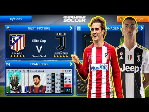 Atletico Madrid Vs Juventus | Ronaldo Vs Griezmann | Dream League Soccer 2019 Gameplay