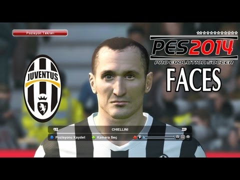 Pro Evolution Soccer 2014 (PES 2014) – Juventus Player Faces