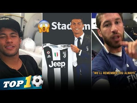 Ronaldo to Juventus – Football stars Reaction to Ronaldo’s transfer to Juventus | Top 10 Today