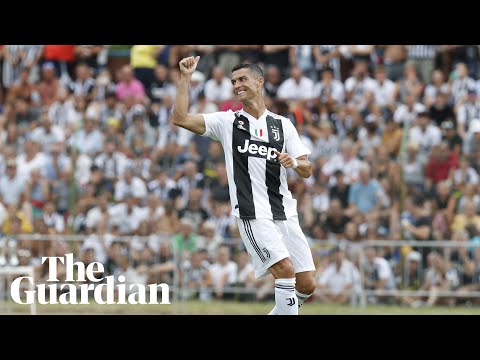 Cristiano Ronaldo scores on Juventus debut amid pitch invaders' welcome