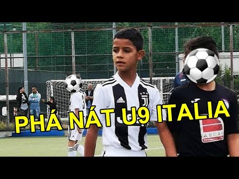 COn trai Ronaldo đang làm loạn tại Giải Ý U9 Juventus, Em quá bá đạo, SÚt bóng như Rô