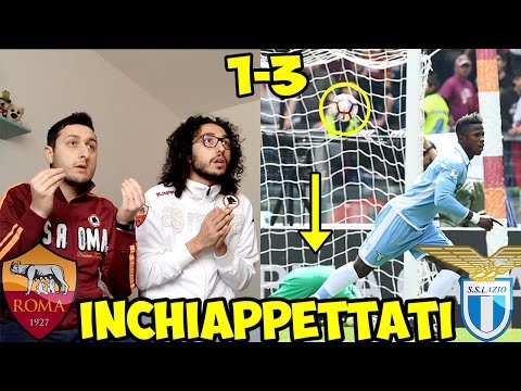 INCHIAPPETTATI MALE | ROMA-LAZIO 1-3 | LIVE REACTION