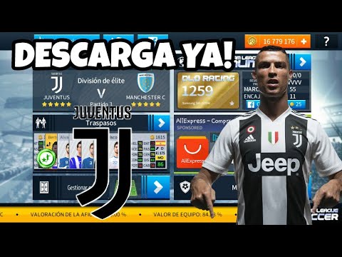 DESCARGA YA PLANTILLA de JUVENTUS con CRISTIANO RONALDO para DREAM LEAGUE SOCCER 2018!