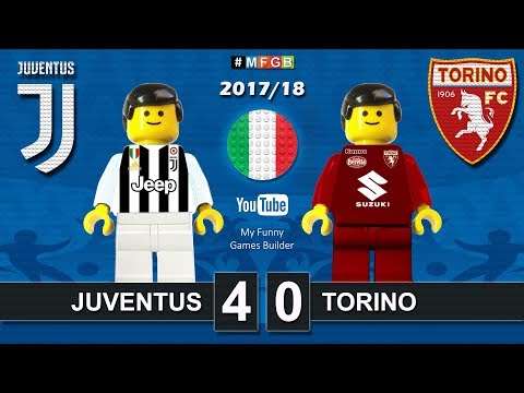 Juventus Torino 4-0 • Derby Serie A (23/09/2017) highlights sintesi Juve Toro Lego Calcio 2017/18