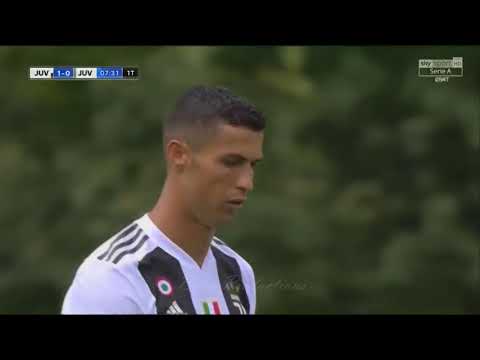 Cristiano Ronaldo Debut vs Juventus B and First GOAL 2018/2019