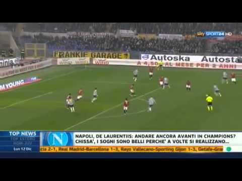 Roma – Juventus 1-1 Highlights Sky Sport 24 12/12/2011