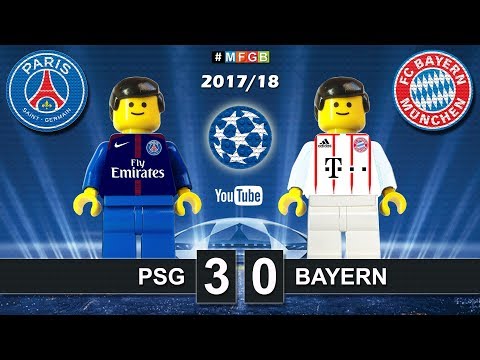 Paris Saint Germain PSG vs Bayern 3-0 • Champions League 2018 (27/09/2017) Goals Highlights Lego