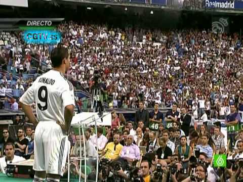 (HD) Presentacion Cristiano Ronaldo en el Real Madrid