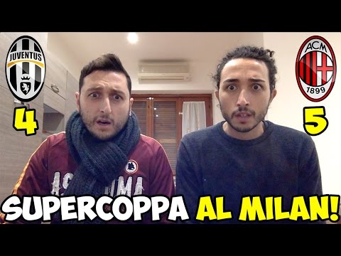 IL MILAN VINCE LA SUPERCOPPA! JUVENTUS-MILAN 1-1 (4-5 DCR)