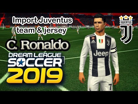 Import Juventus team kits, logo & players in Dream League Soccer 2019