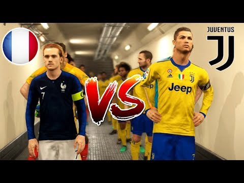 PES 2018 | JUVENTUS VS FRANCE | Full Match and Amazing Goals | Gameplay PC