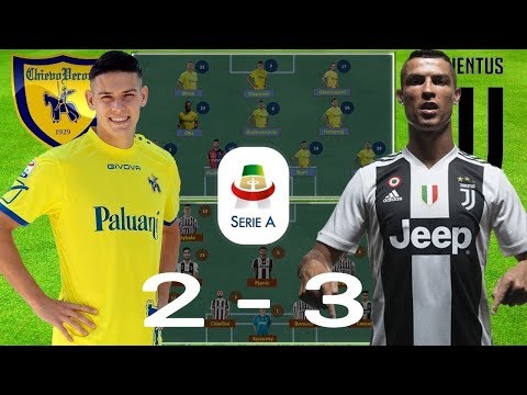 Serie A Juventus vs Chievo《 Ronaldo Tịt Ngòi Nhưng Vẫn Xuất Sắc 》