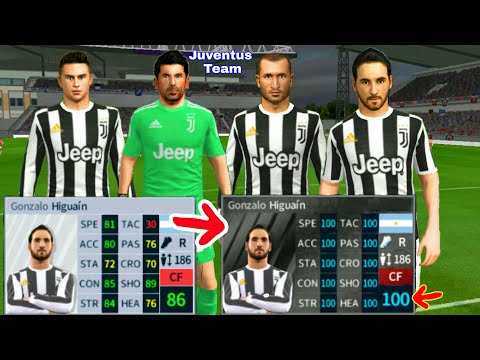 How To Hack JUVENTUS Team 2018 ● All Players 100 & Kits Logo ● Dream League Soccer 2018