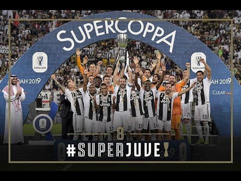 JUVENTUS TROPHY CEREMONY SUPER COPPA ITALIA 2019