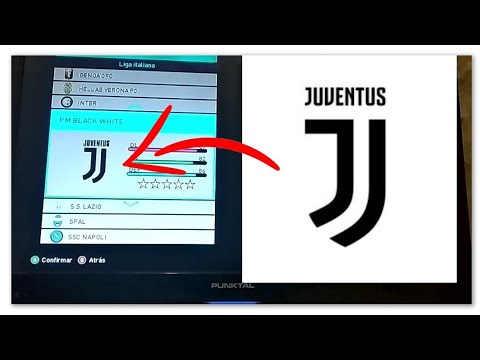 Cómo hacer el escudo de Juventus en PES "facil y rapido"