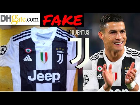 Fake Juventus Ronaldo 2018/19 Jersey unboxing⚽ Home kit Dhgate