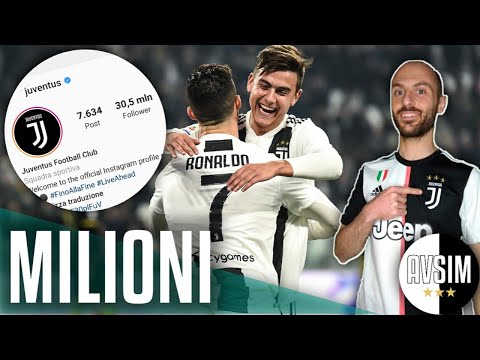 La Juventus vola su Instagram grazie a Ronaldo (e Dybala) ||| Speciale Avsim