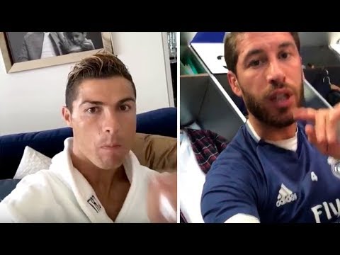 FAMOUS PLAYERS REACTION TO CRISTIANO RONALDO LEAVING REAL MADRID!
