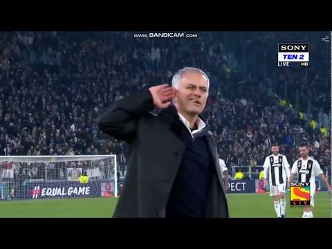 José Mourinho Offending Juventus 2018 Champions League