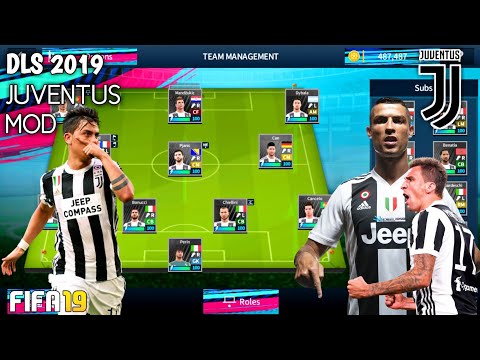 DLS 2019 Mod Juventus Kits & Squad Transfer 2018/2019 Android Offline •300 MB• Hd Graphics Download