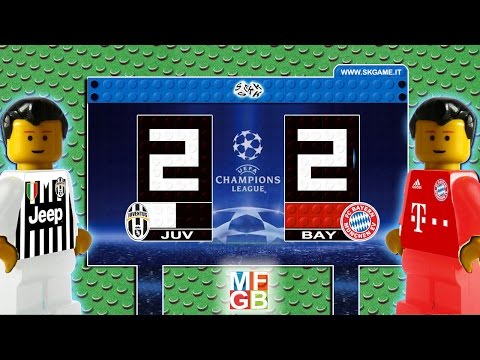 Juventus vs Bayern Munich 2-2 Lego Champions League ( Juve – Bayern München )  Lego Calcio