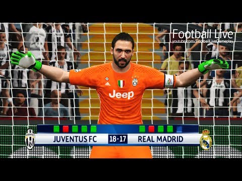 PES 2017 | goalkeeper C.RONALDO vs goalkeeper HIGUAIN | Penalty Shootout | Juventus vs Real Madrid