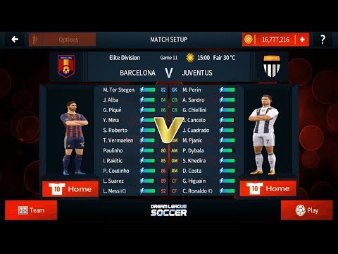 Barcelona vs Juventus ❄️ RONALDO v MESSI ? Dream League Soccer 2018 HD Gameplay