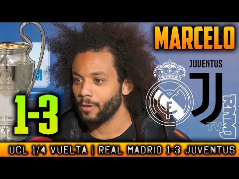 Real Madrid 1-3 Juventus declaraciones de MARCELO | Champions League (11/04/2018)