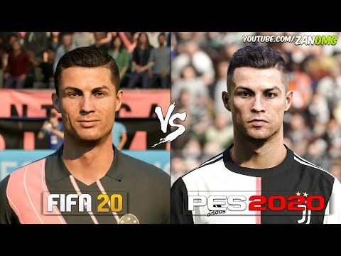 FIFA 20 vs PES 2020 | Juventus (PIEMONTE CALCIO) Faces Comparison