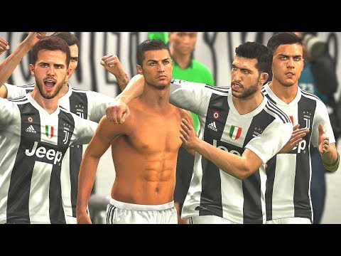 PES 2019 Cristiano Ronaldo Hat-trick ● Juventus Comeback Atletico Madrid ● UEFA Champions League