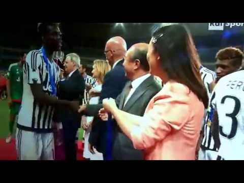 Premiazione JUVE SUPERCOPPA ITALIANA 2015 (JUVE 2 – 0 LAZIO)