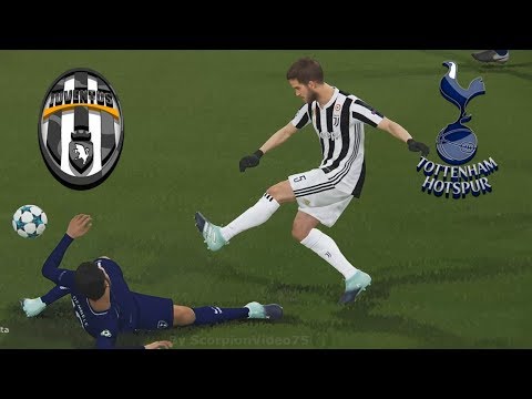 Juventus vs Tottenham – UEFA Champions League "Lv.SuperStar" | PES 2018 Smoke patch X16