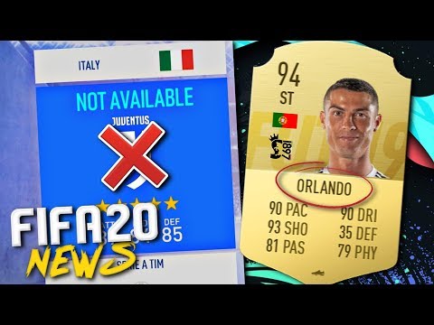 JUVENTUS ARE NOT IN FIFA 20