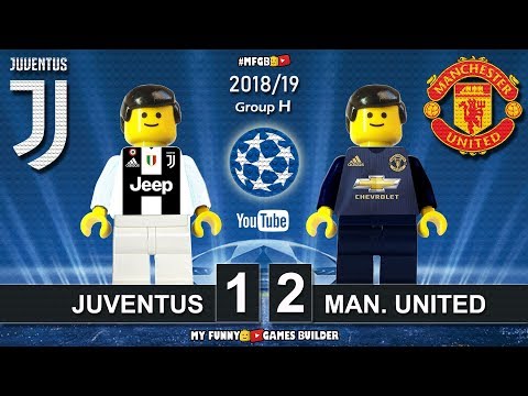 Juventus vs Manchester United 1-2 • Champions League 2019 (07/11) All Goals Highlights Lego Football