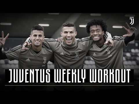 Cristiano Ronaldo, Cuadrado & Cancelo celebrate in shooting challenge | Juventus Weekly Workout